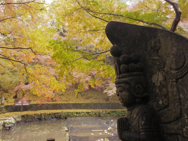 延命寺と仏像と紅葉