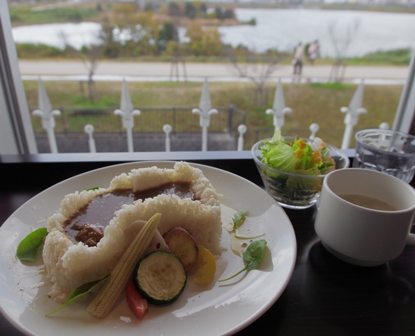 狭山池ダムカレー