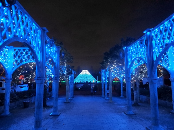 寺ヶ池公園イルミネーション01