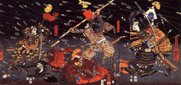四条畷の戦い(歌川国芳画)