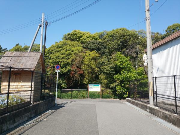 墓山古墳の正面
