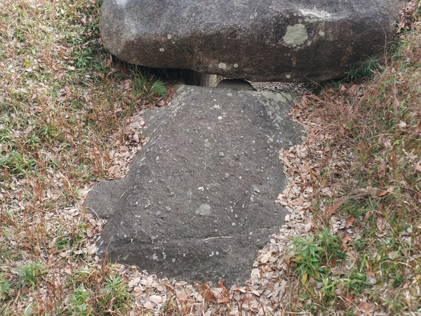 お亀石古墳の石棺上部