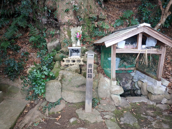 腰神神社の湧き水