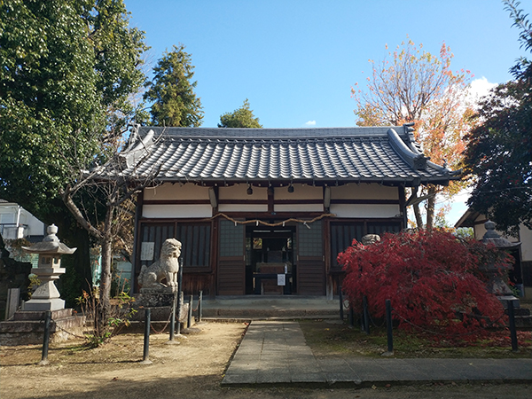 板茂神社の拝殿2