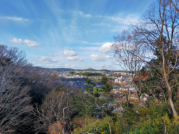 大師山古墳跡地からの眺め