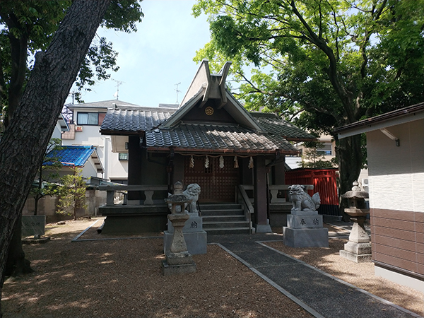正井殿の全景