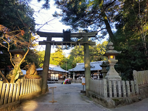 科長神社の鳥居