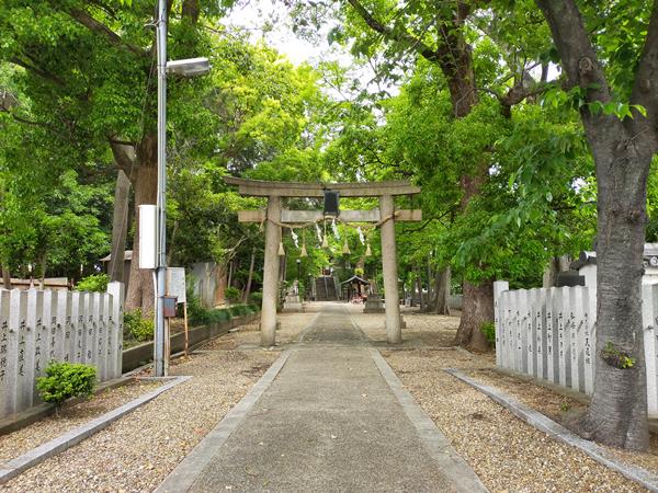 野々上八幡神社の鳥居
