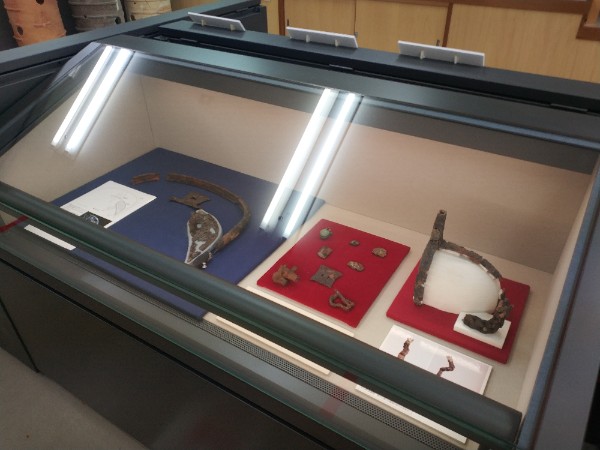 羽曳野市文化財展示室の室内