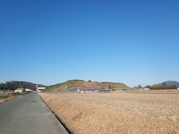 寛弘寺古墳群の遠景