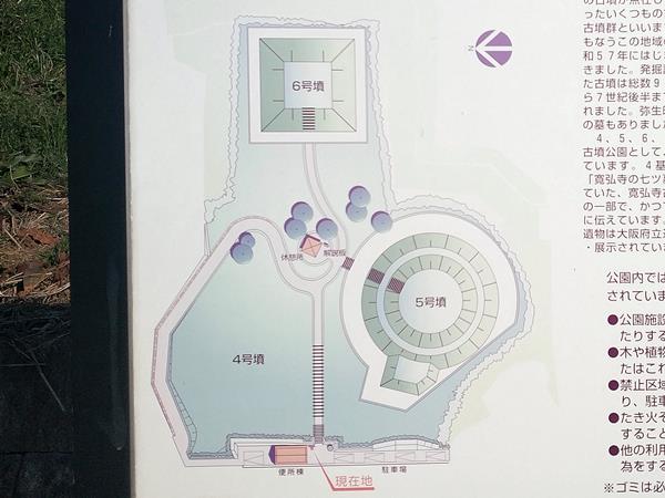寛弘寺古墳群の案内板