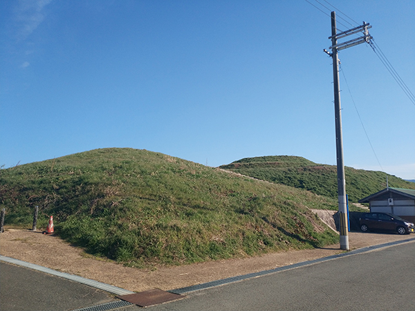 寛弘寺古墳群の全景