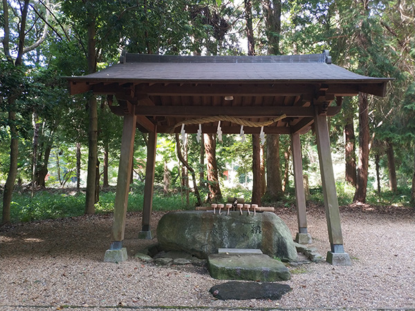 咸古神社の手水舎