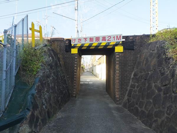 近鉄道明寺線の第1号溝橋