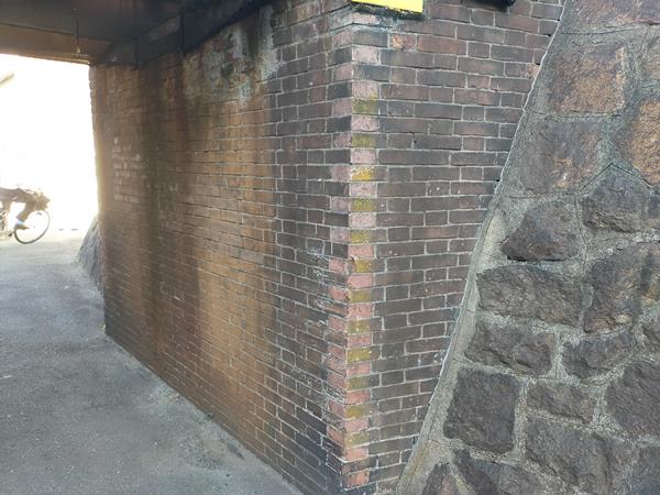 近鉄道明寺線の第1号溝橋