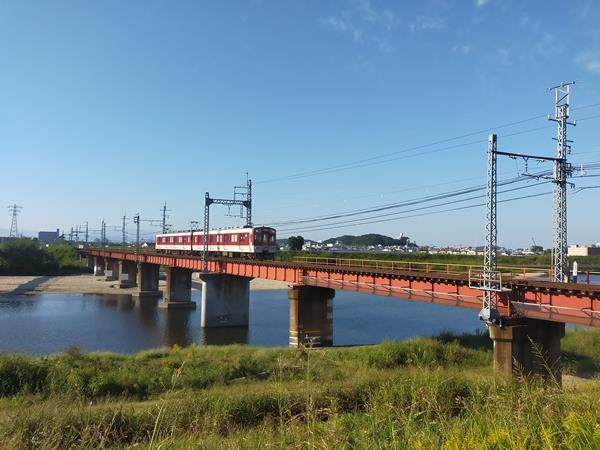 近鉄道明寺線の大和川橋梁