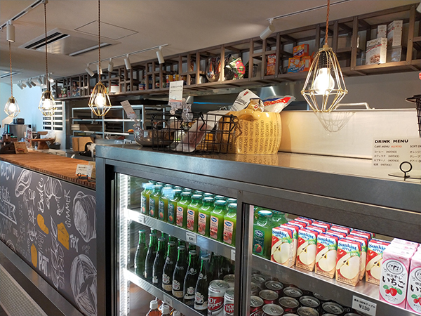 THE BAKE STOREのカウンター