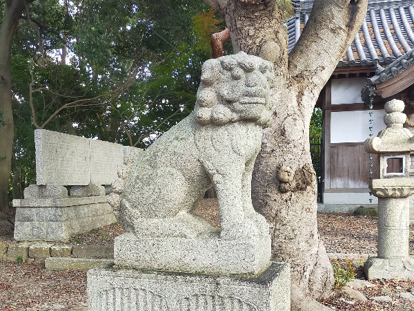 野中神社の狛犬