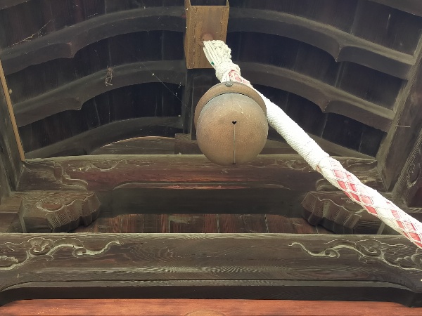 小山産土神社の蟇股（かえるまた・蛙股）