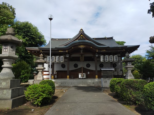 黒田神社の拝殿