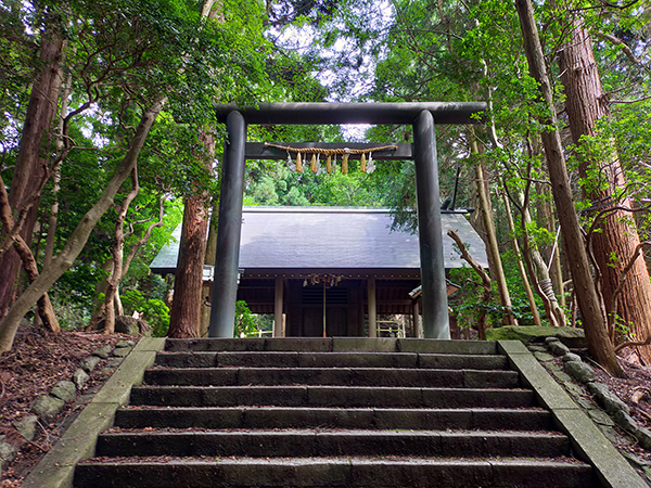 千早神社の拝殿