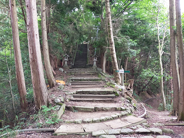 千早神社の参道